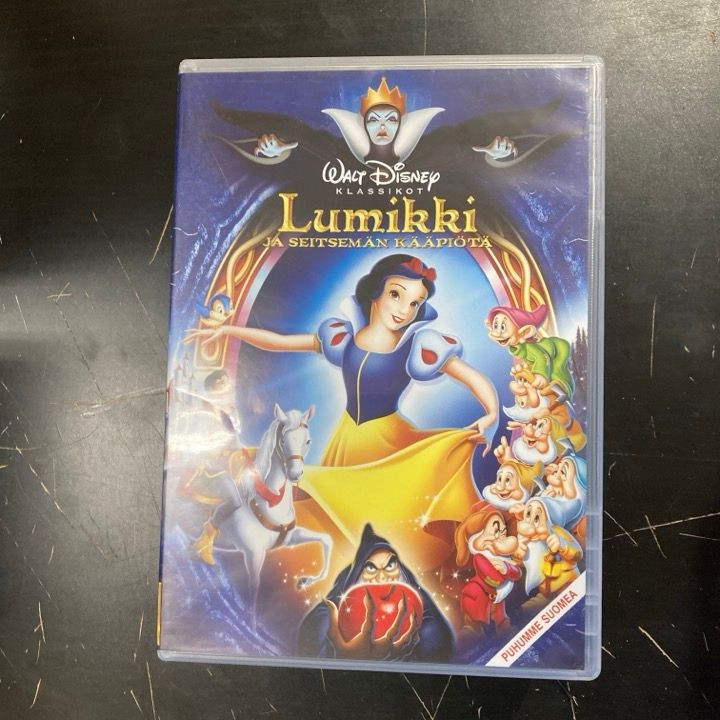 Lumikki ja seitsemän kääpiötä DVD (VG+/VG+) -animaatio-